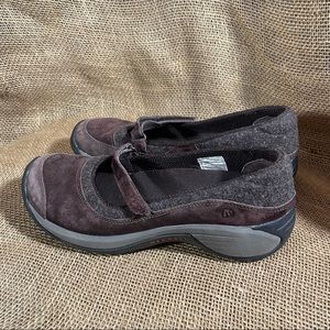 Merrell Encore Emme Mary Jane Suede Shoe Slip on